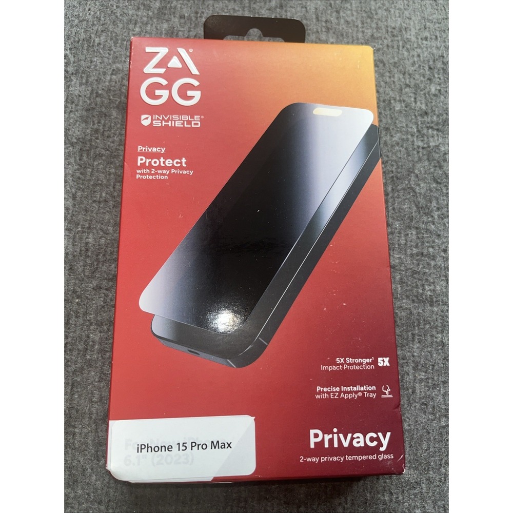 ZAGG Apple iPhone 15 6.1" Glass Elite Privacy Screen Protector - New